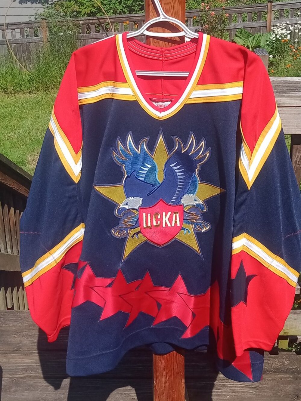 1990s SpaK hockey jersey from Russia CCM